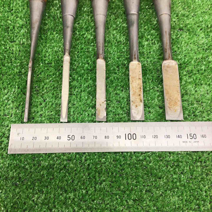 【中古品】 鑿 のみ 播磨王 10本組 【鴻巣店】