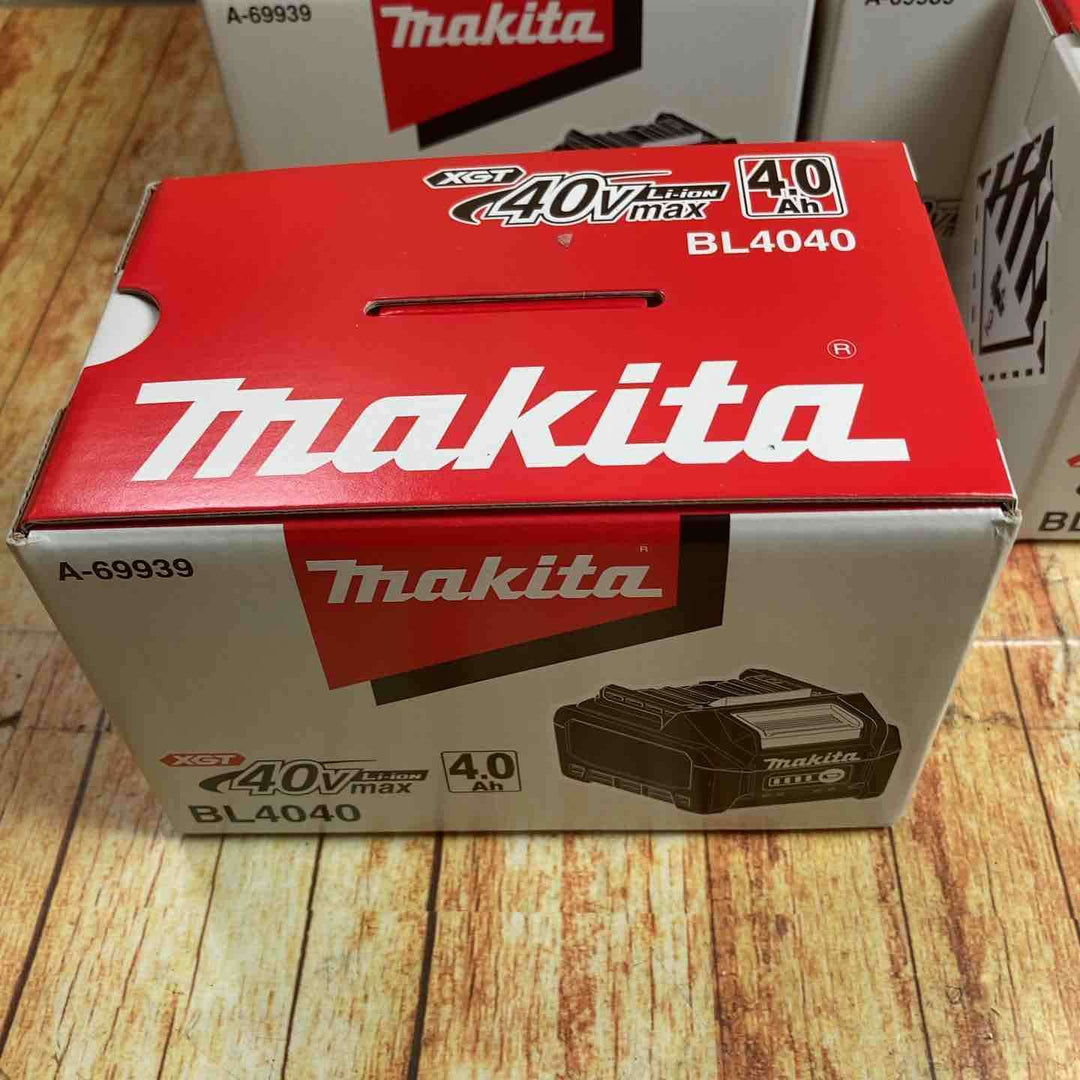 マキタ(makita) リチウムイオンバッテリー 40Vmax/4.0Ah BL4040 6個セット【川崎店】
