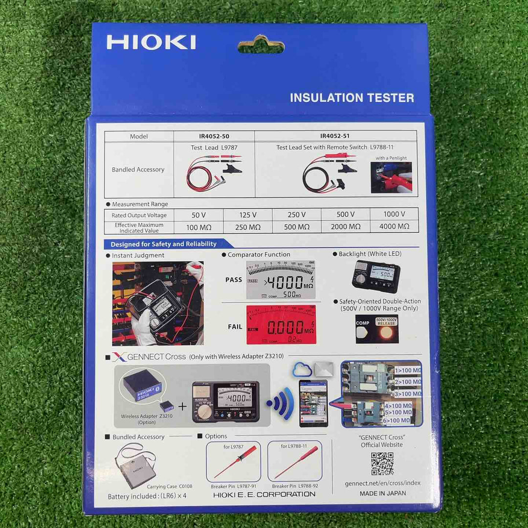 □日置電機(HIOKI) 絶縁抵抗計 IR4052-91【岩槻店】