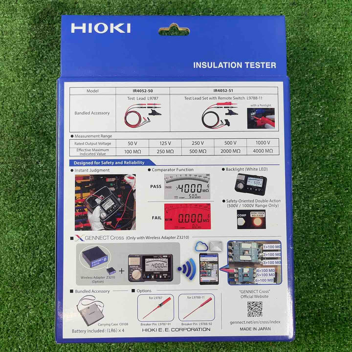 □日置電機(HIOKI) 絶縁抵抗計 IR4052-91【岩槻店】