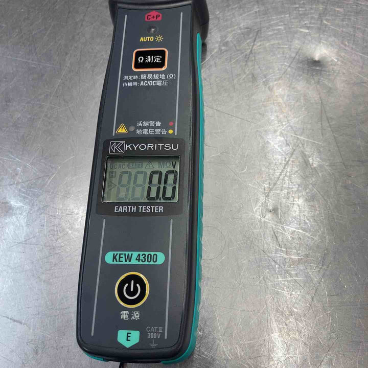 【中古美品】 共立電気計器(KYORITSU) 簡易接地抵抗計 KEW4300 検査 検知 計測 【東大和店】