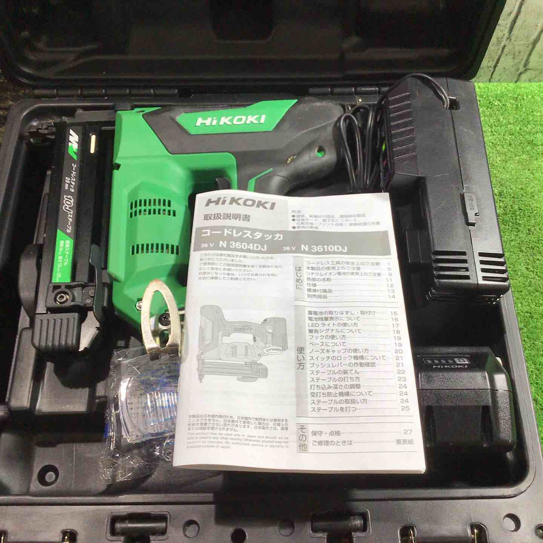 ★ハイコーキ(HIKOKI ※旧:日立工機) コードレスタッカー N3610DJ(XP)【川口店】