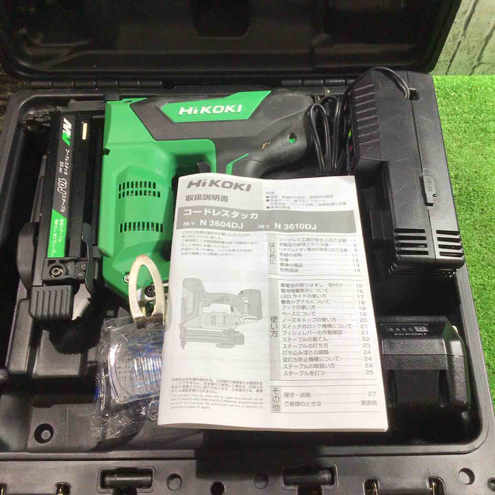 ★ハイコーキ(HIKOKI ※旧:日立工機) コードレスタッカー N3610DJ(XP)【川口店】