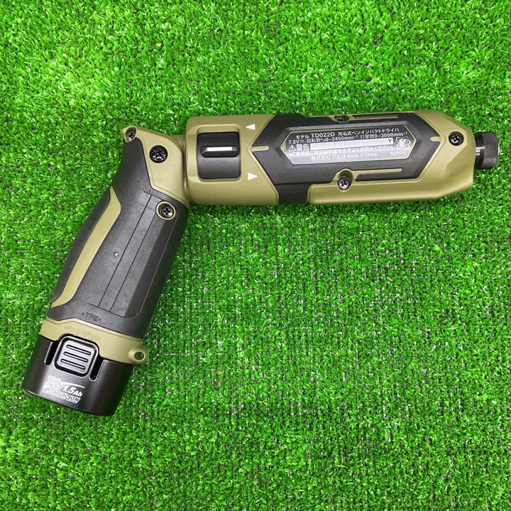 【未使用品】マキタ(makita) コードレスペンインパクトドライバー TD022DSHXO【電材館越谷店】