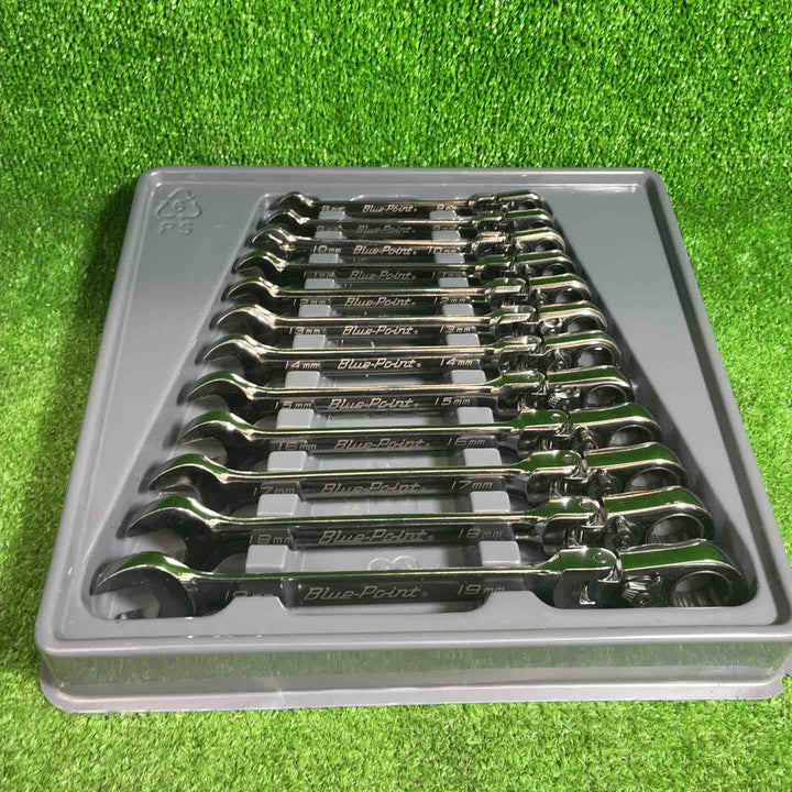 【中古品】Blue Point ブルーポイント BOERMF712A メガネラチェット セット　8mm-19mm【藤沢店】