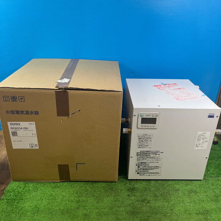 TOTO 小型電気温水器 湯ぽっと REW25A1BK 保管に伴うキズ・汚れ有り【岩槻店】