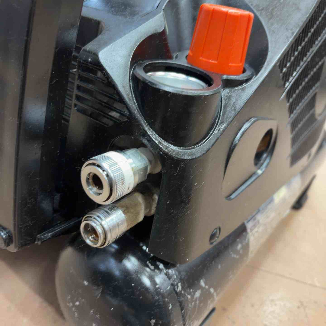 ★マックス(MAX) エアコンプレッサー AK-HL1270E_ブラック 建築 建設 常圧 高圧 一般圧 4口 充填 【草加店】