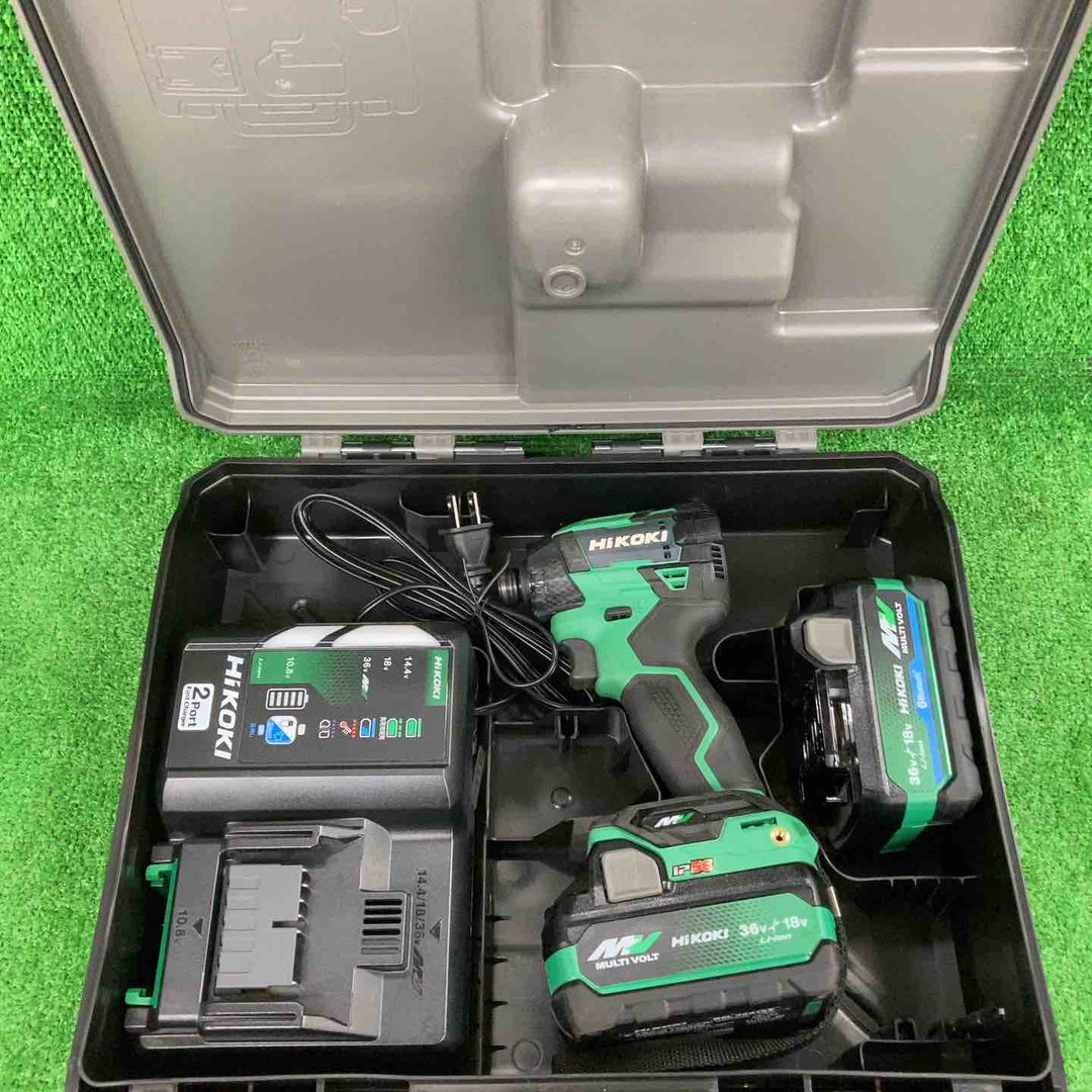 ★ハイコーキ(HIKOKI ※旧:日立工機) コードレスインパクトドライバ アグレッシブグリーン WH36DD(2XHLSZ)【川崎店】