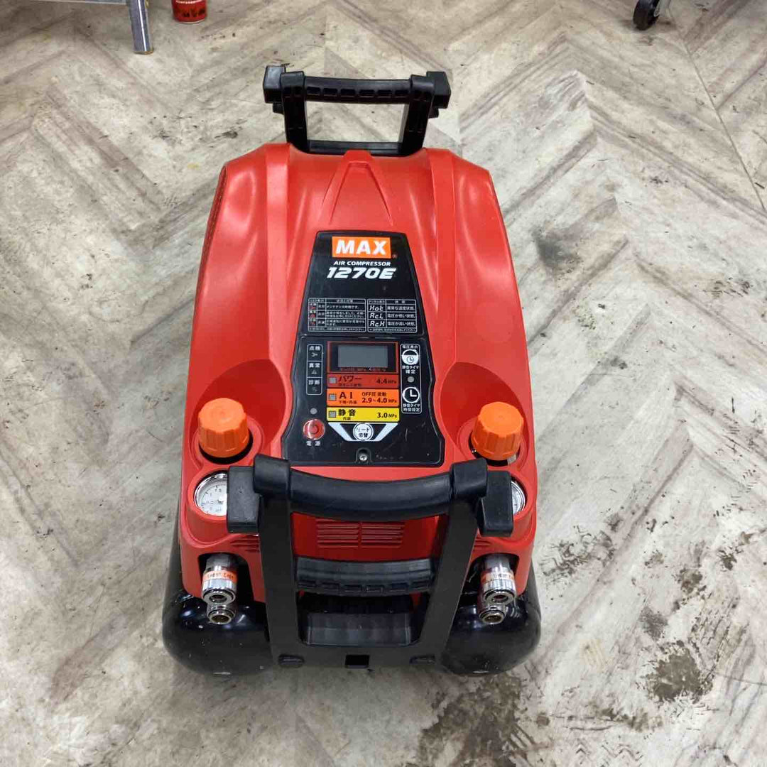 ★マックス(MAX) エアコンプレッサー AK-HH1270E_レッド【越谷店】