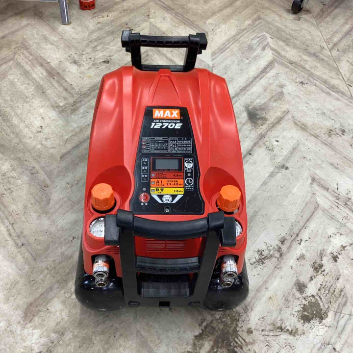 ★マックス(MAX) エアコンプレッサー AK-HH1270E_レッド【越谷店】