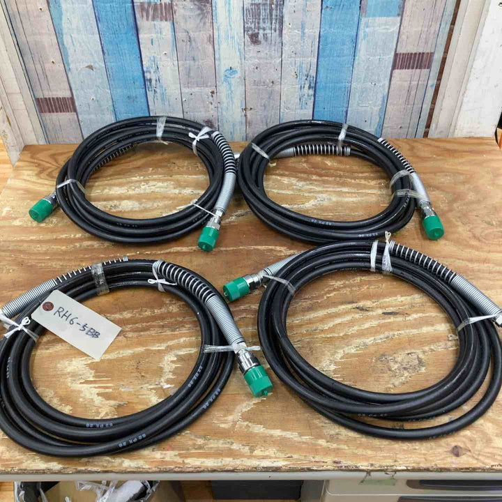 ▼大阪ジャッキ製作所 パワージャッキ用高圧ゴムホース RH6-5BB 両端ともオスネジ【柏店】