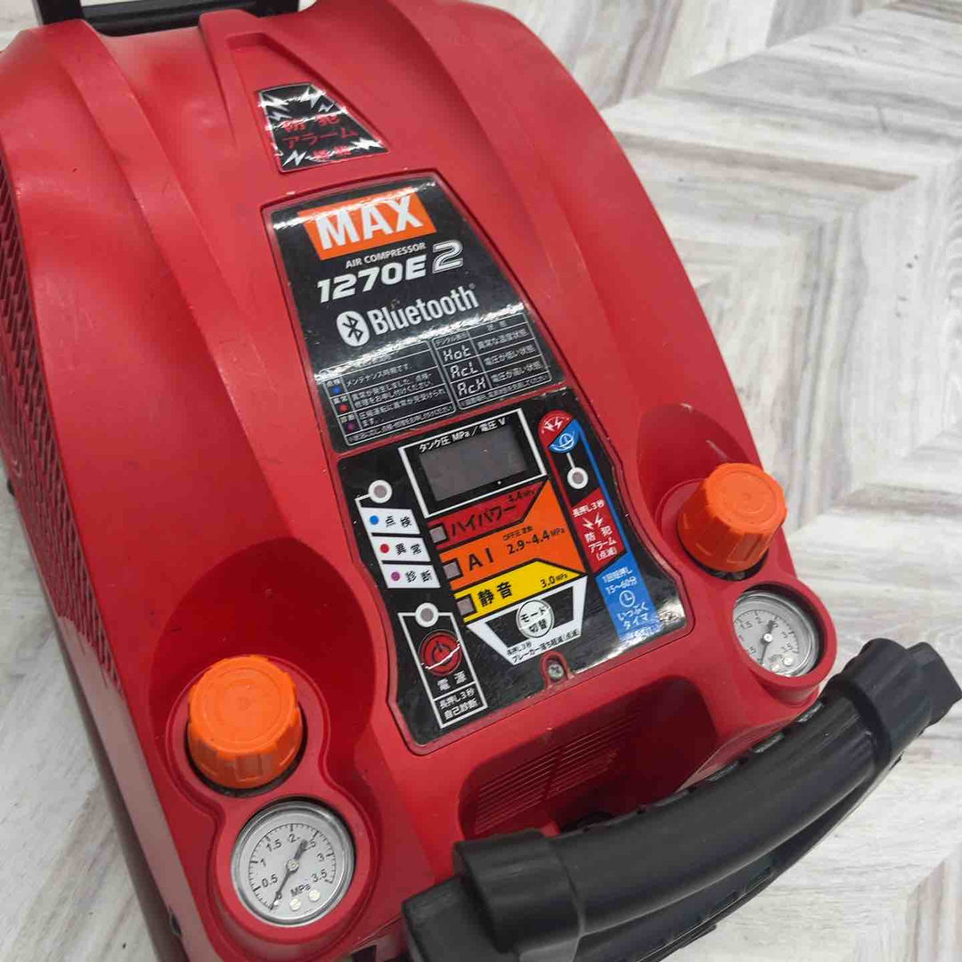 ★マックス(MAX) エアコンプレッサー AK-HH1270E2_レッド【越谷店】