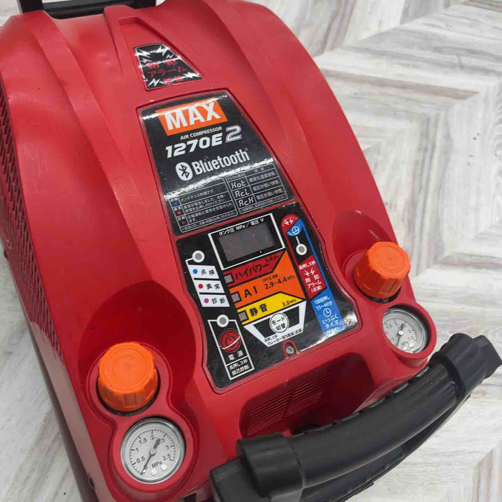 ★マックス(MAX) エアコンプレッサー AK-HH1270E2_レッド【越谷店】