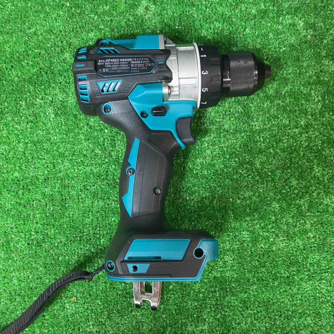 マキタ/makita 18V コードレス振動ドリルドライバー HP486DZ 本体＋ケース【岩槻店】