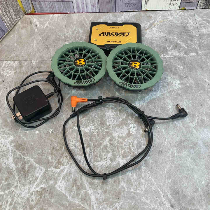KYOCERA AIRCRAFT BURTLE 京セラ 空調服用ファン AC09-1/09-2 バッテリー AC09-24【八潮店】