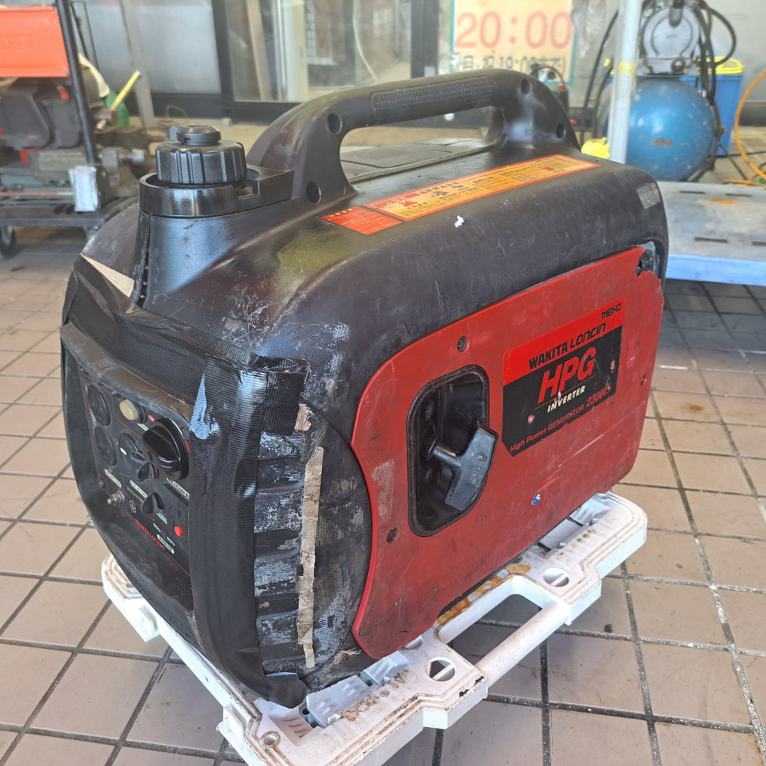 ◇ワキタ(MEIHO) インバーター式ガソリン発電機 HPG2300iS 奥行56.5×高さ46.7×幅33.9cm【草加店】