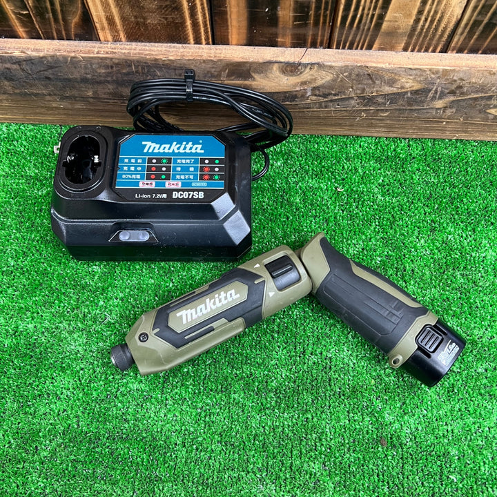 ○マキタ(makita) コードレスペンインパクトドライバー TD022DZO バッテリー・充電器各１個付き【桶川店】