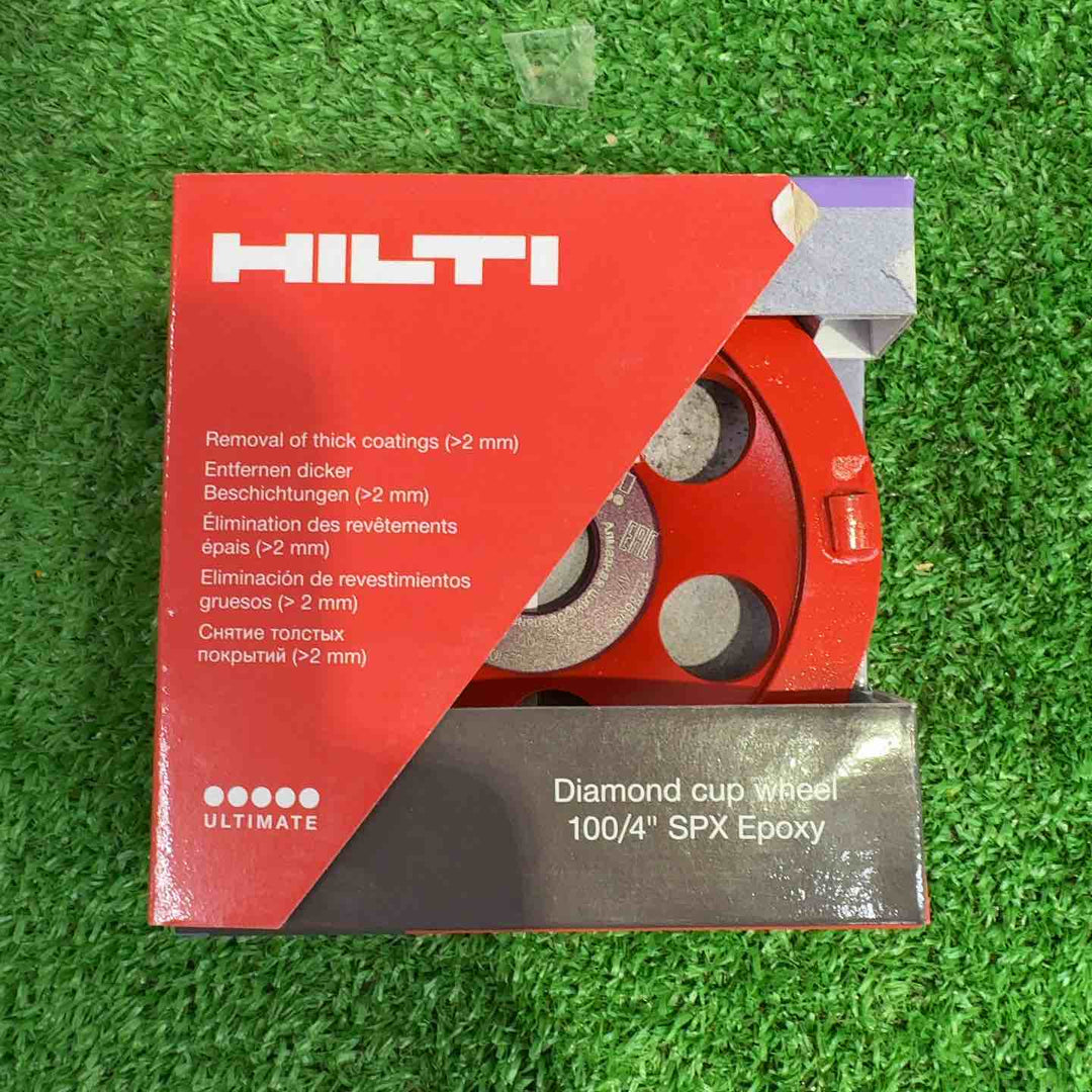 HILTI/ヒルティ ダイヤモンドカップホイール100mm 内径20mm DG-CW100/4 SPX Epoxyエポキシ樹脂除去 7個セット【町田店】