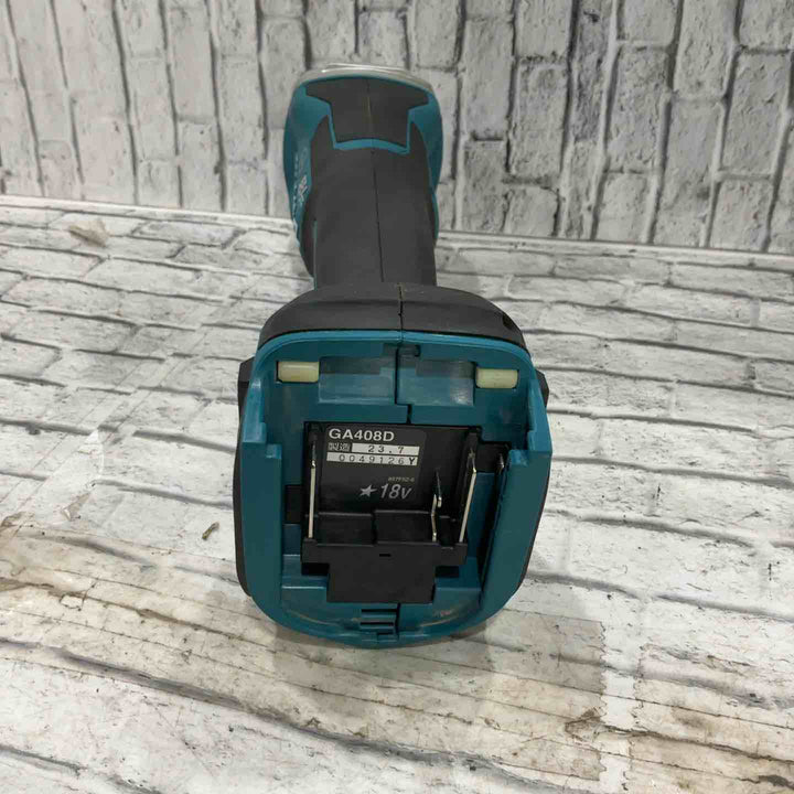 ★マキタ(makita) 100mmコードレスディスクグラインダ GA408DRGX 18V フルセット 動作確認済み【川口店】