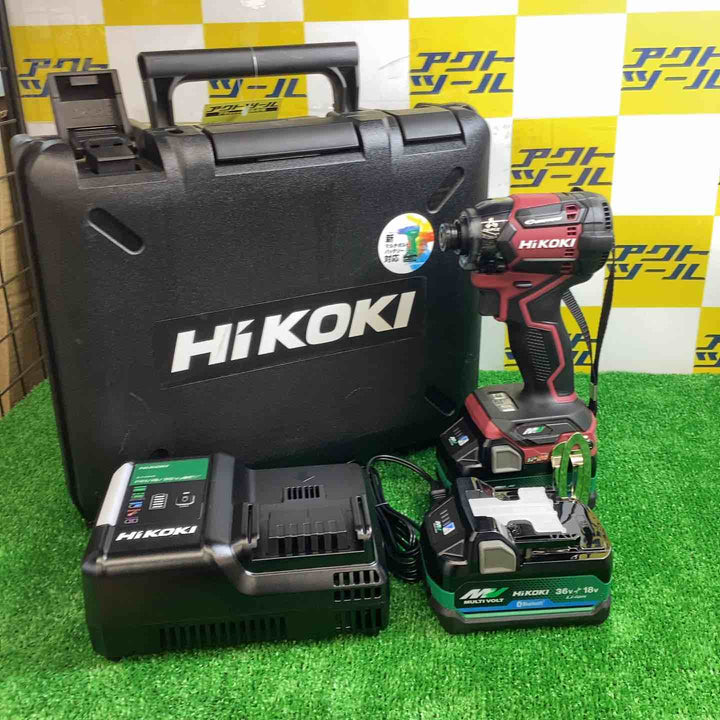 ◇ハイコーキ(HIKOKI ※旧:日立工機) コードレスインパクトドライバー フレアレッド  WH36DC(2XPRSZ)【越谷店】