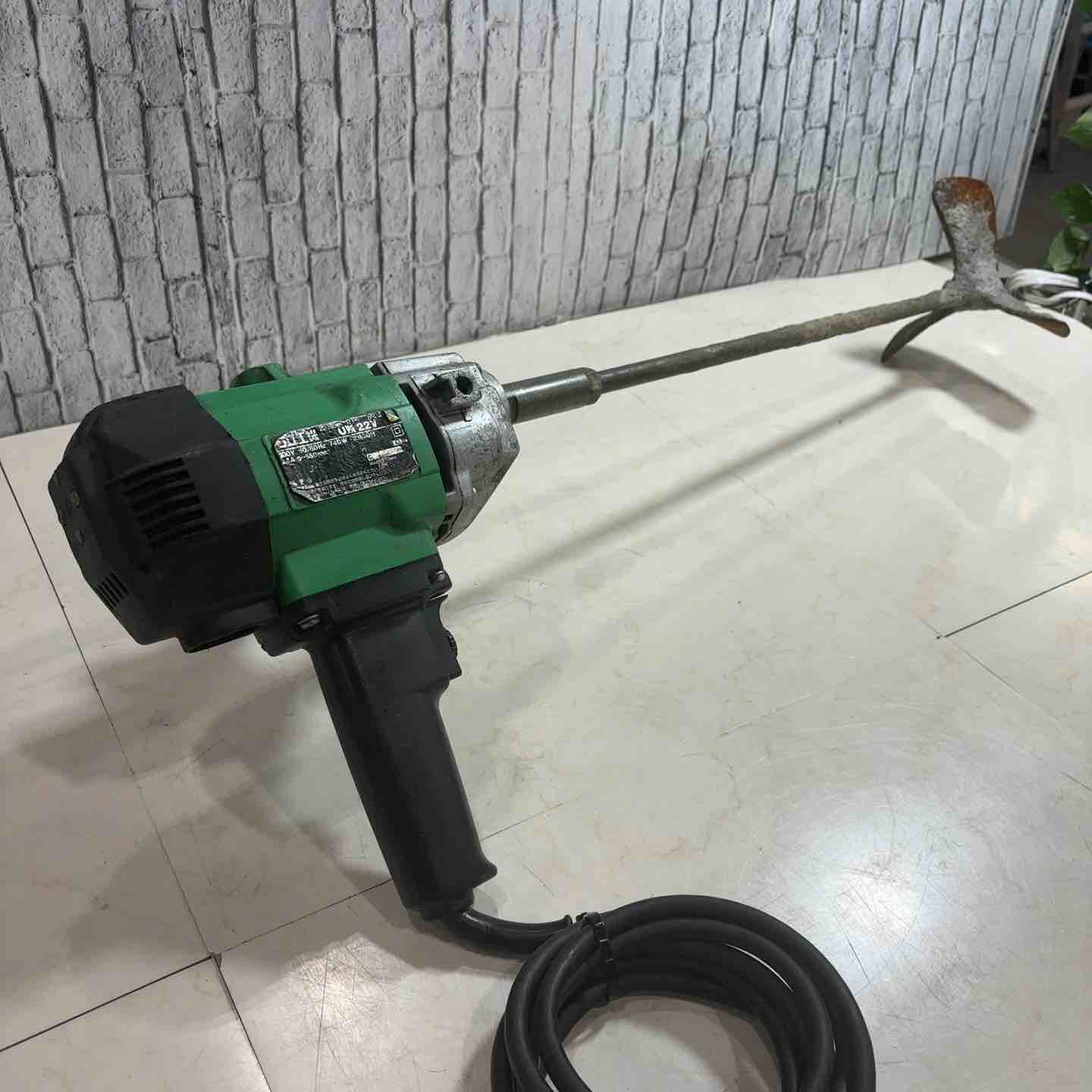 【SIW】HiKOKI ハイコーキ 旧日立工機 UM22V 100V かくはん機【未使用品】 かくはん機（低速高トルク形）：UM22V