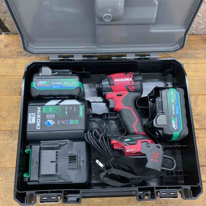 ★ハイコーキ(HIKOKI ※旧:日立工機) コードレスインパクトドライバ スコーピオンレッド WH36DD(2XHRSZ)【所沢店】