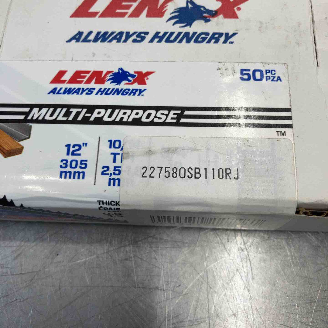 【未使用品】 LENOX レノックス レシプロソー替刃 50枚入り 22758OSB110RJ 305mm 10/14TPI 【東大和店】