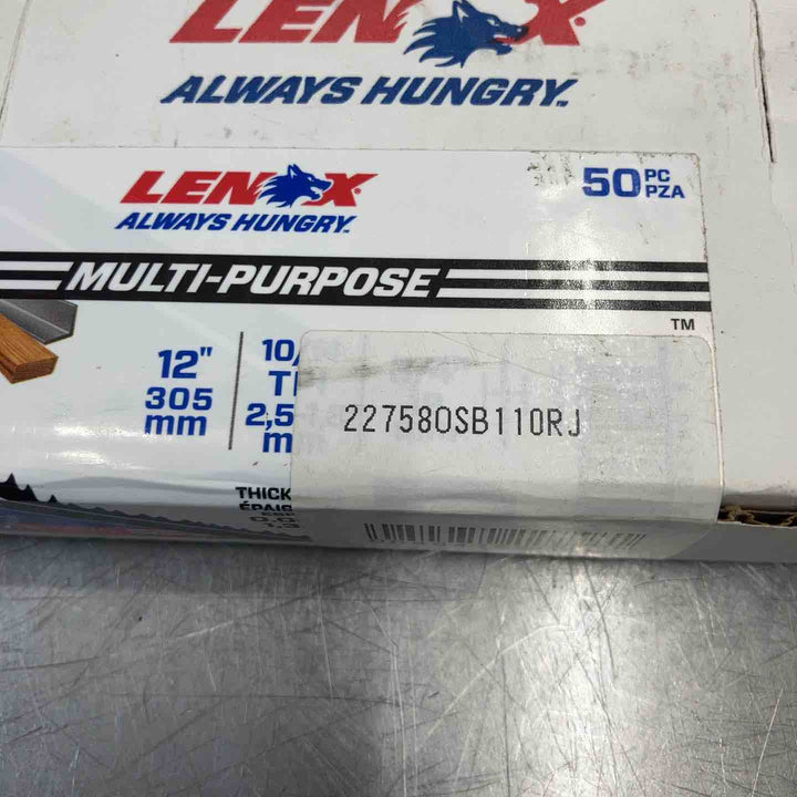 【未使用品】 LENOX レノックス レシプロソー替刃 50枚入り 22758OSB110RJ 305mm 10/14TPI 【東大和店】