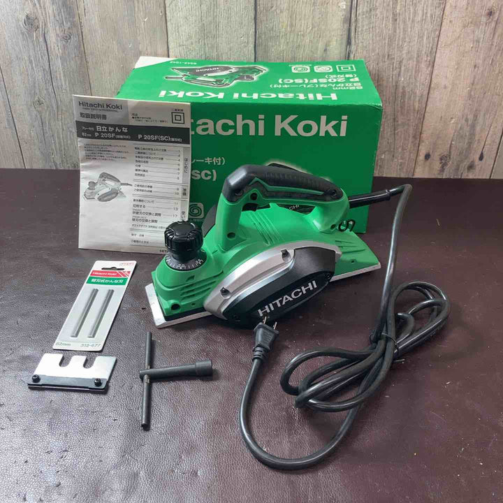 【中古美品】ハイコーキ(HIKOKI ※旧:日立工機) 電気カンナ 研磨式 P20SF【東大和店】
