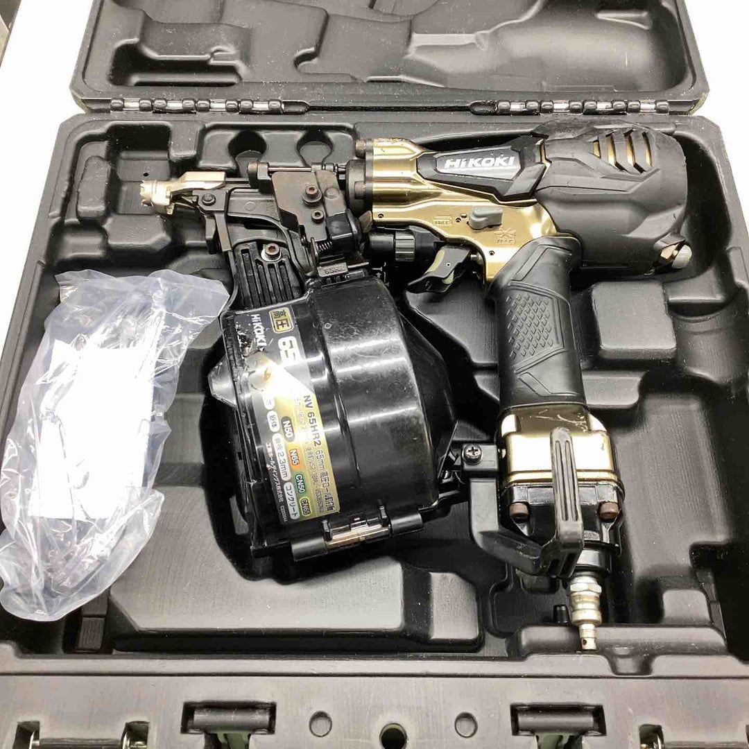 ★ハイコーキ(HIKOKI ※旧:日立工機) 高圧エア釘打ち機 NV65HR2(S)【越谷店】