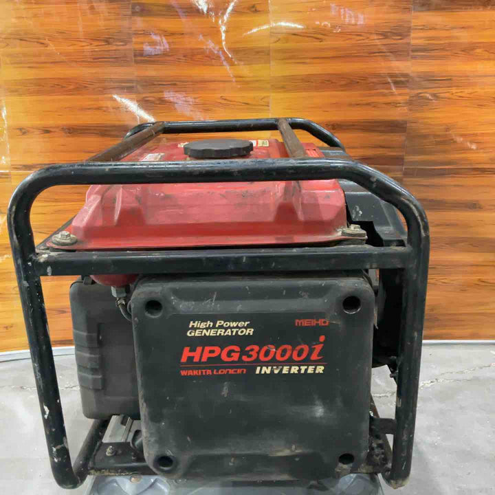 【店頭受取り限定】◇ワキタ(MEIHO) インバーター式ガソリン発電機 HPG3000i 奥行48.4×高さ41.7×幅42cm【川口店】