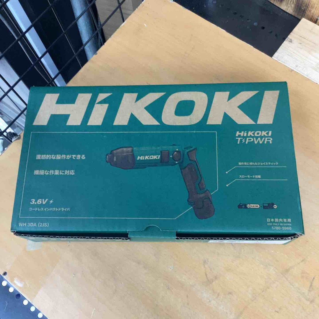 ★ハイコーキ(HIKOKI) コードレスインパクトドライバー WH3DA(2JS) バッテリー2個 充電器付【越谷店】