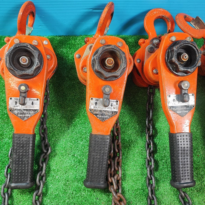 ▼レバーブロック 0.8t げんバリュー　ベストレバー（レバーホイスト） 6個セット【岩槻店】