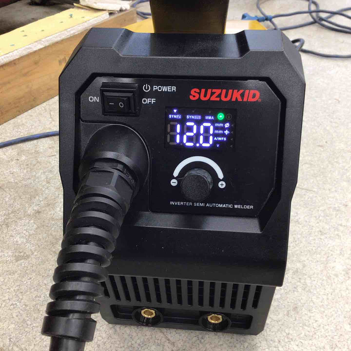 【中古品】◇SUZUKID スズキッド 100V インバータノンガス 半自動溶接機 SAYI-80N 中古ワイヤ付【八潮店】