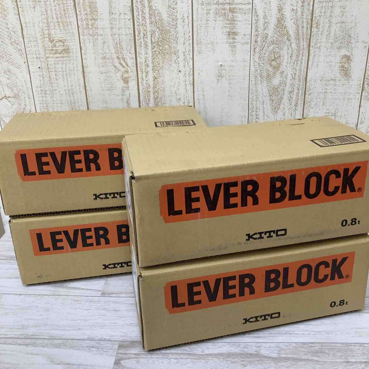 【未使用品】KITO キトー レバーブロック LB008 未開封 4台セット【柏店】 未使用品】KITO キトー レバーブロック LB008 未開封 4台セット【柏店