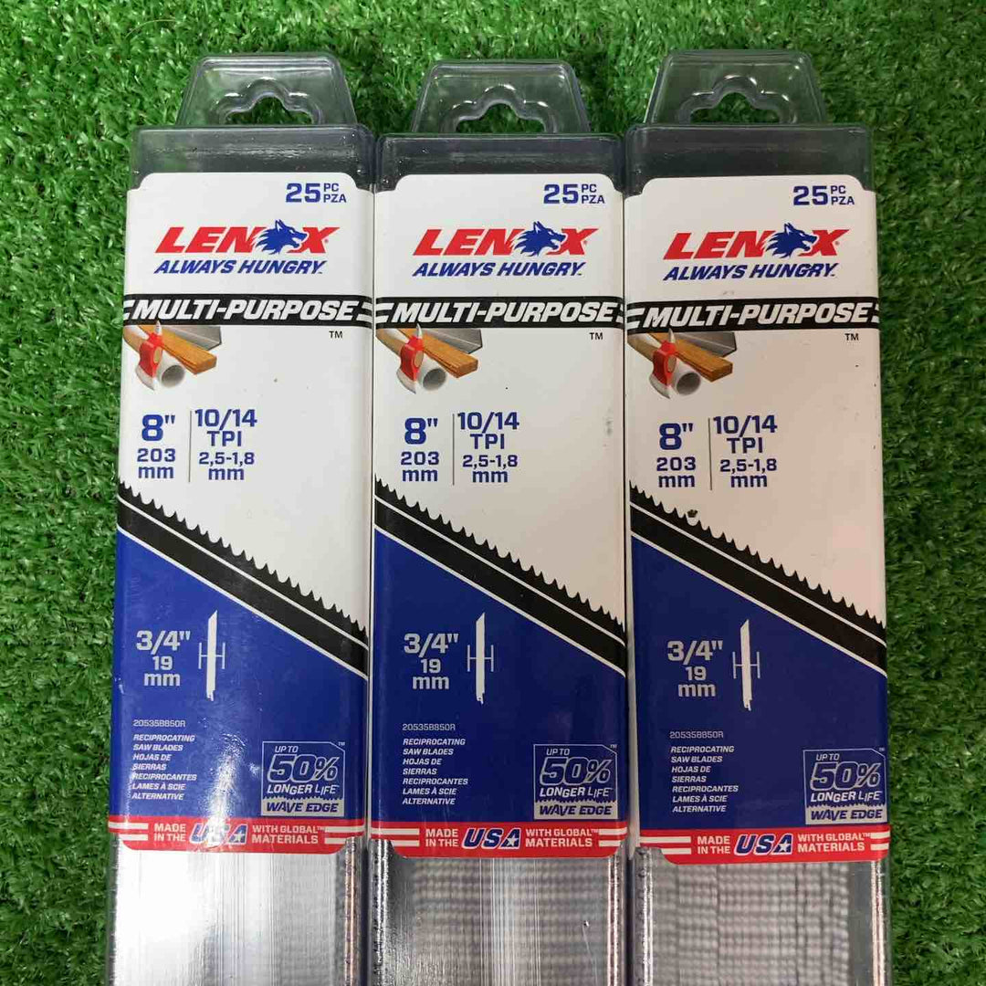 レノックス(LENOX) 200mm セーバーソーブレード 75枚(25枚入3箱) 20535B850R【岩槻店】