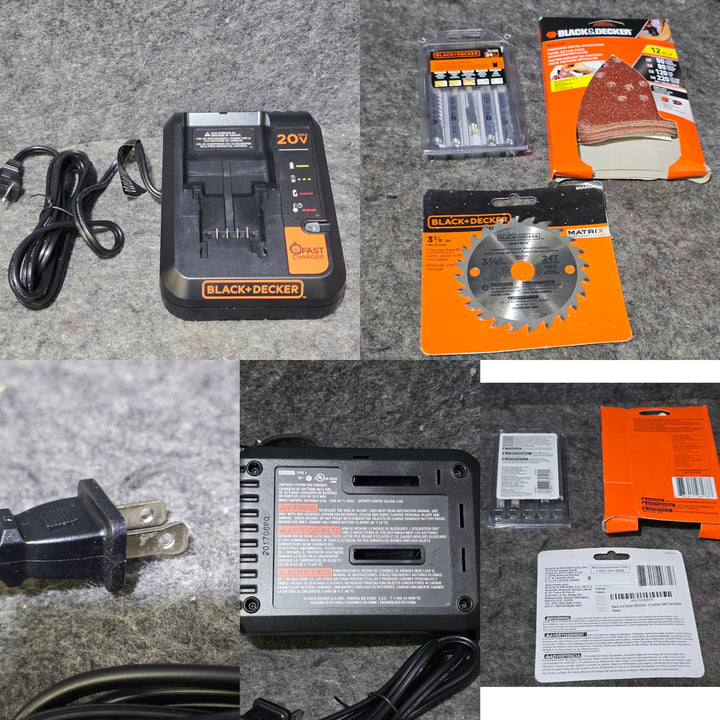 【美品※付属のバッテリは使用不可※】BLACK＆DECKER(ブラックアンドデッカー) ケース・工具コンボキッド BDCDMT1206KITC+その他【桶川店】
