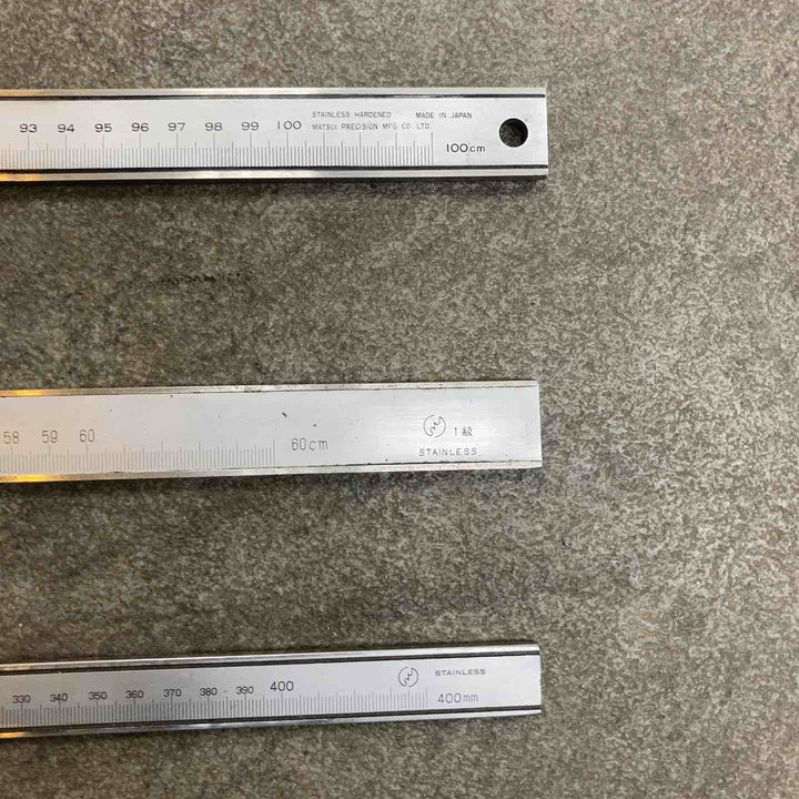 ノギス KANON 400m/MITUTOYO600 mm/MATSUI 1000mm セット