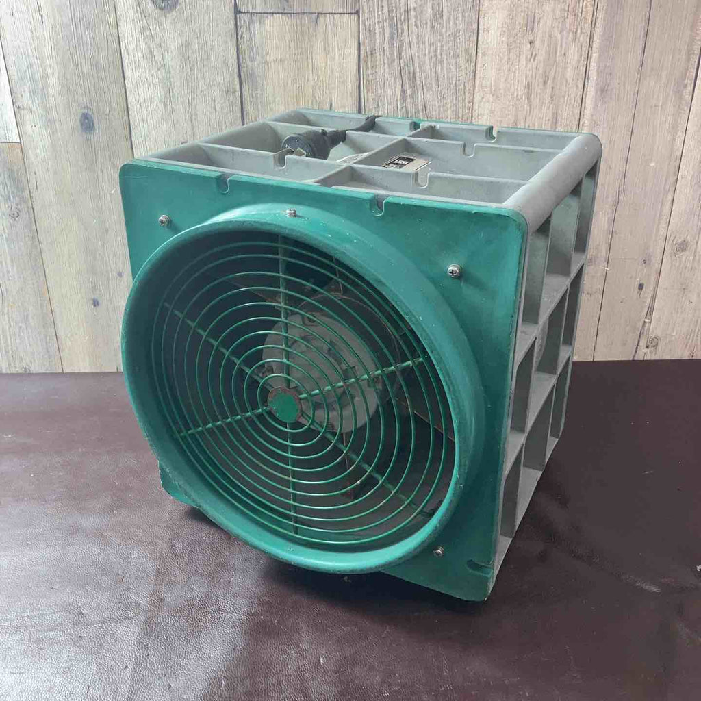(100) エバラ No:3 APM6 ポータブル工業用ファン ◇エバラ(荏原製作所) 送風機 APM6 ポータブルファン 約4Mのダクト付き