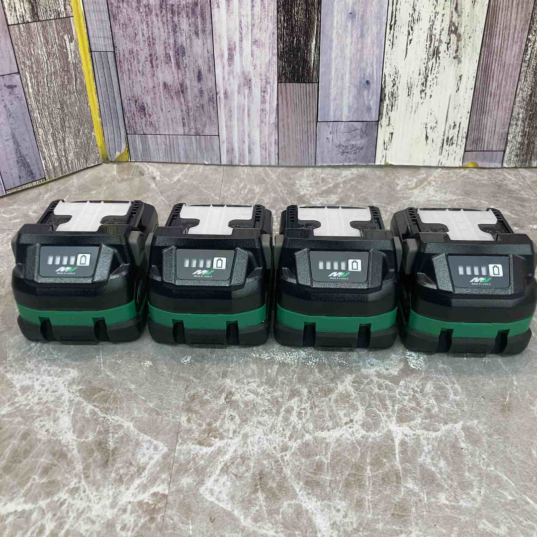 【未使用品】4個セット HiKOKI ハイコーキ マルチボルト リチウムイオンバッテリー 36V 2.5Ah BSL36A18X セットばらし品【八潮店】