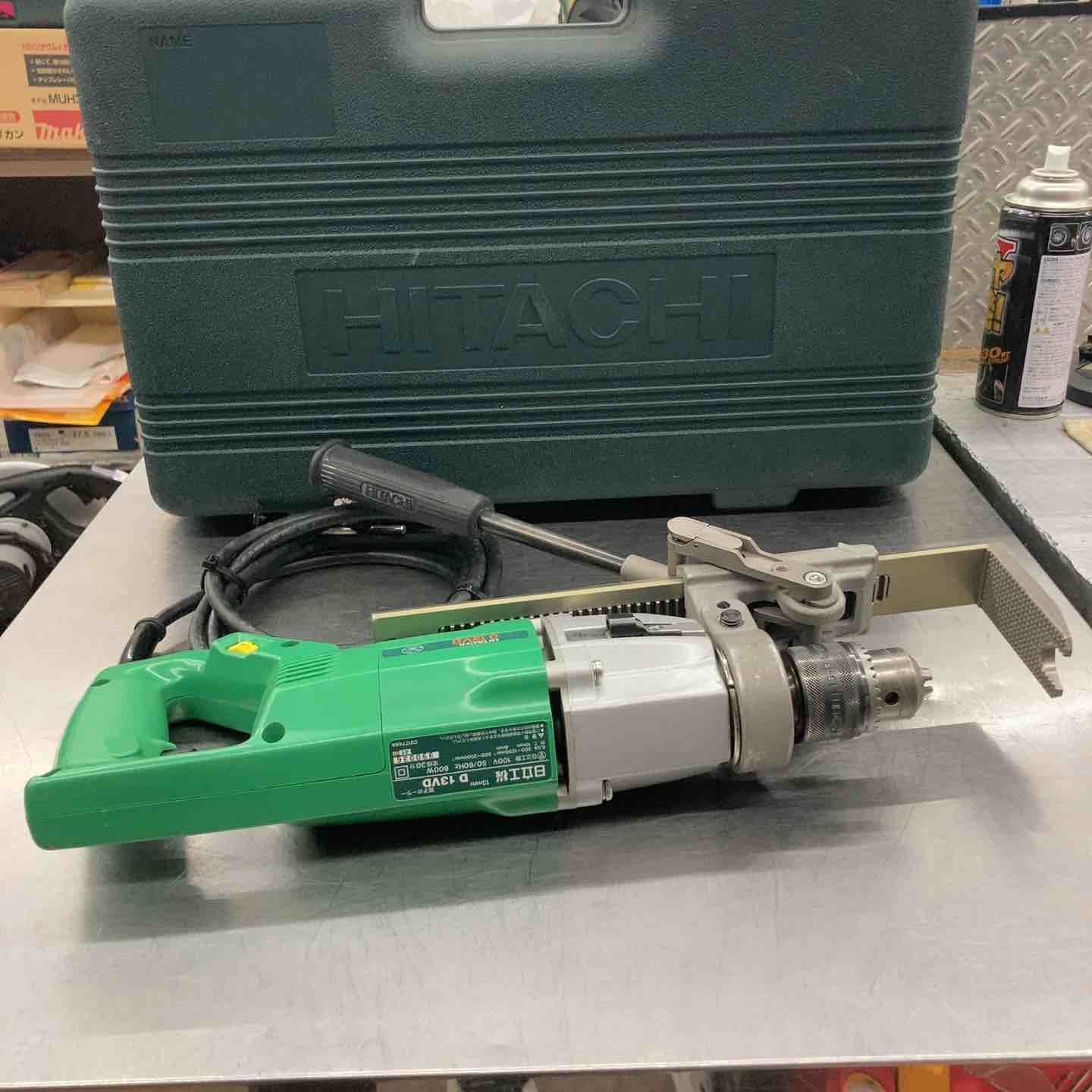 日立　電気ボーラー　Ｄ13ＶＤ　中古品 ◇ハイコーキ(HIKOKI ※旧:日立工機) 電子ボーラー D13VD (電気ドリル