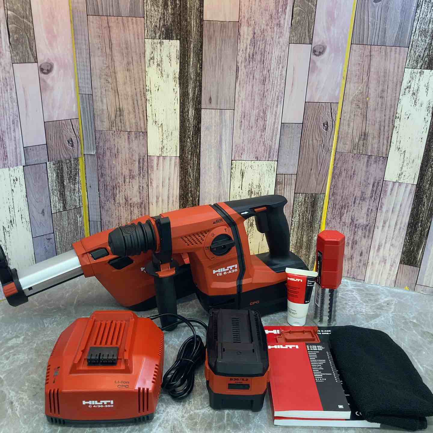 【未使用品】◇ヒルティ HILTI  コードレス集じんハンマドリル TE6-A36 DRS【八潮店】 未使用品】◇ヒルティ HILTI コードレス集じんハンマドリル TE6-A36