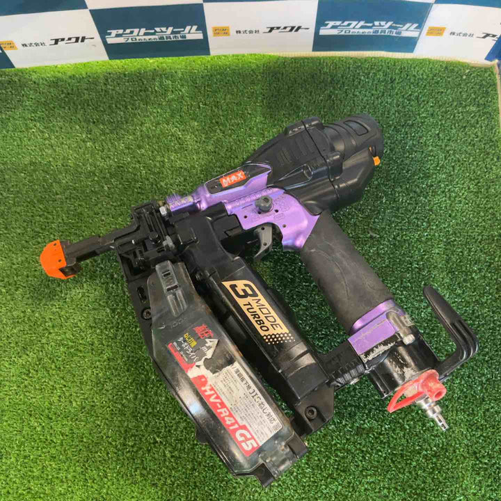 ☆マックス(MAX) 高圧エアネジ打ち機 HV-R41G5-M(限定色) メタリックパープル【草加店】