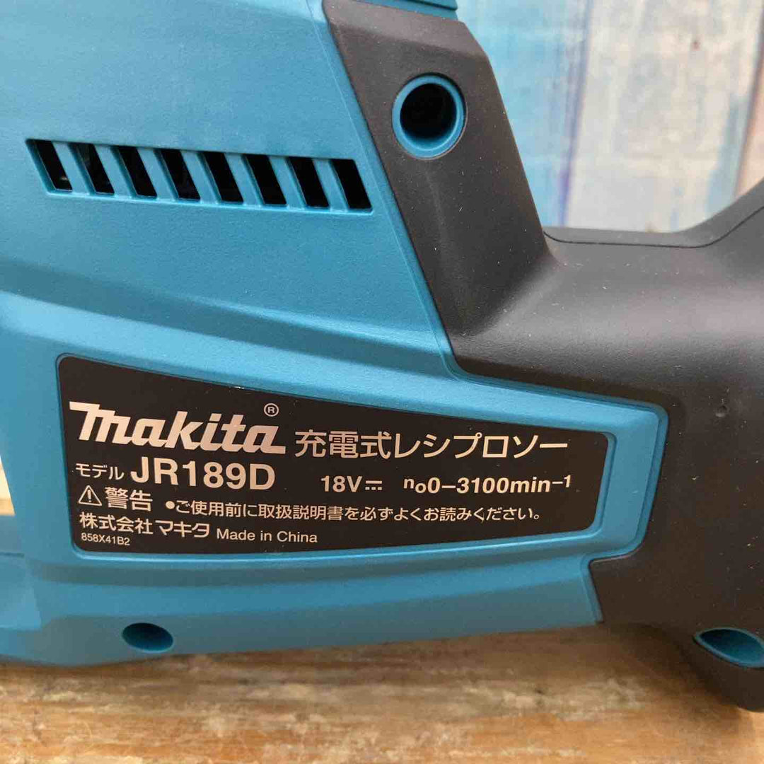 ★マキタ(makita) 18Vコードレスレシプロソー JR189DZ 本体のみ【柏店】