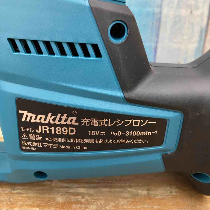 ★マキタ(makita) 18Vコードレスレシプロソー JR189DZ 本体のみ【柏店】