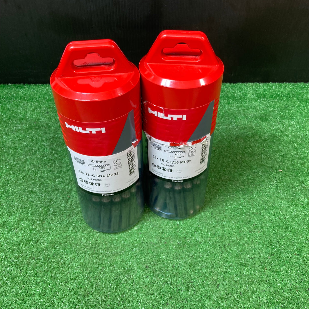 【未使用品(店頭展示品)】HILTI(ヒルティ) 32×TE-C 5/16 MP32 2個セット#2224200