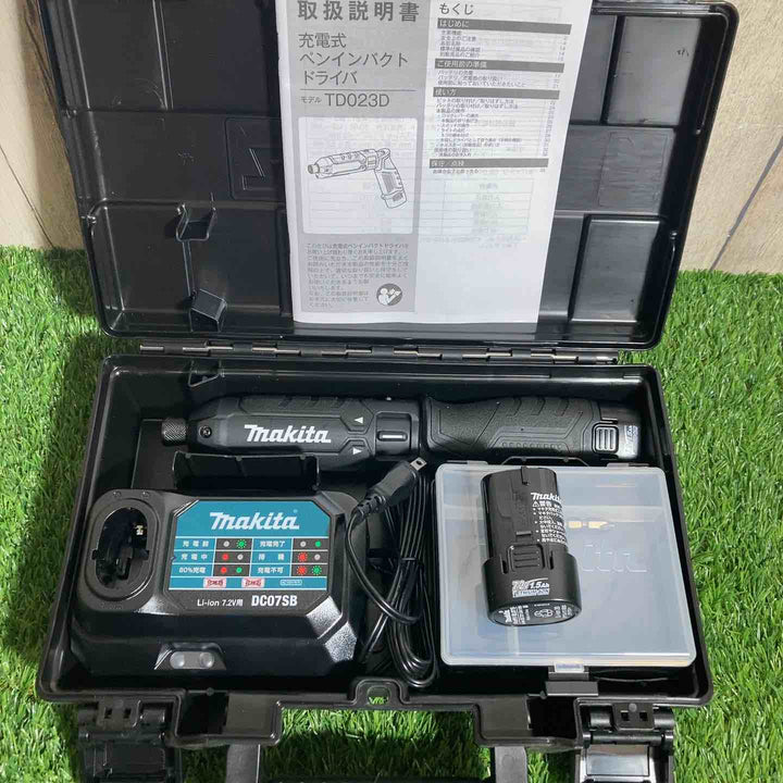 ★マキタ(makita) 7.2V コードレスペンインパクトドライバ TD023DSHXB【戸田店】