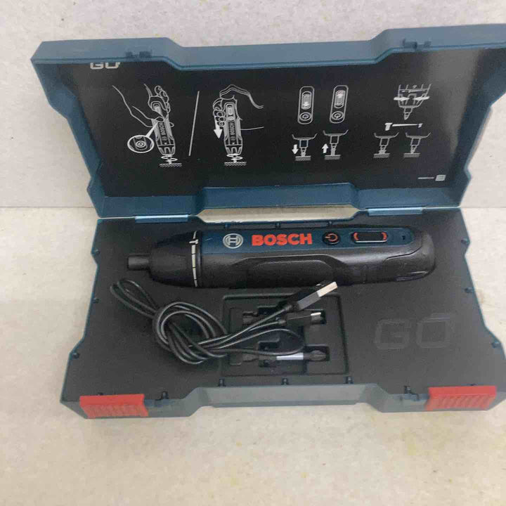 ◇ボッシュ(BOSCH) 3.6Vコードレスドライバー (ドライバービット・キャリングケース・充電コード付き)Bosch GO【町田店】