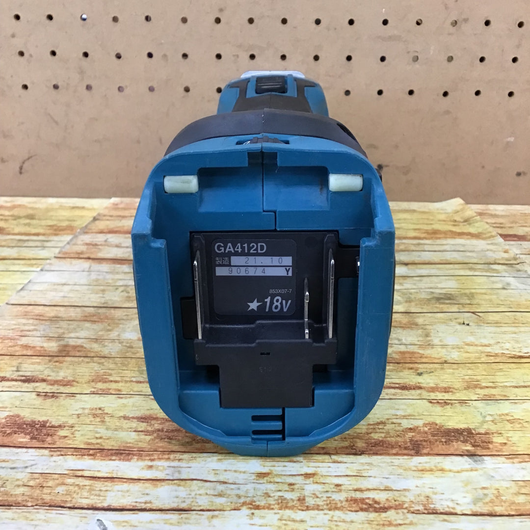 ★マキタ(makita) 100mmコードレスディスクグラインダ GA412DZ【川崎店】