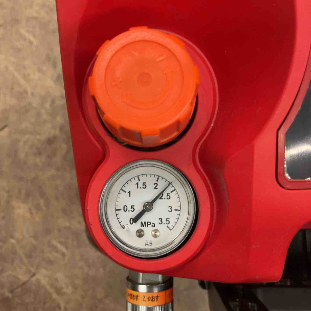 【動作良好】★マックス(MAX) 高圧専用エアコンプレッサー AK-HH1270E2_レッド【所沢店】